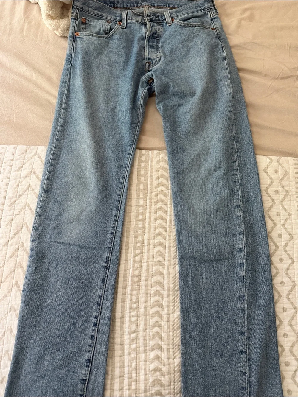 Levi’s 501 Classic Light Blue Jeans